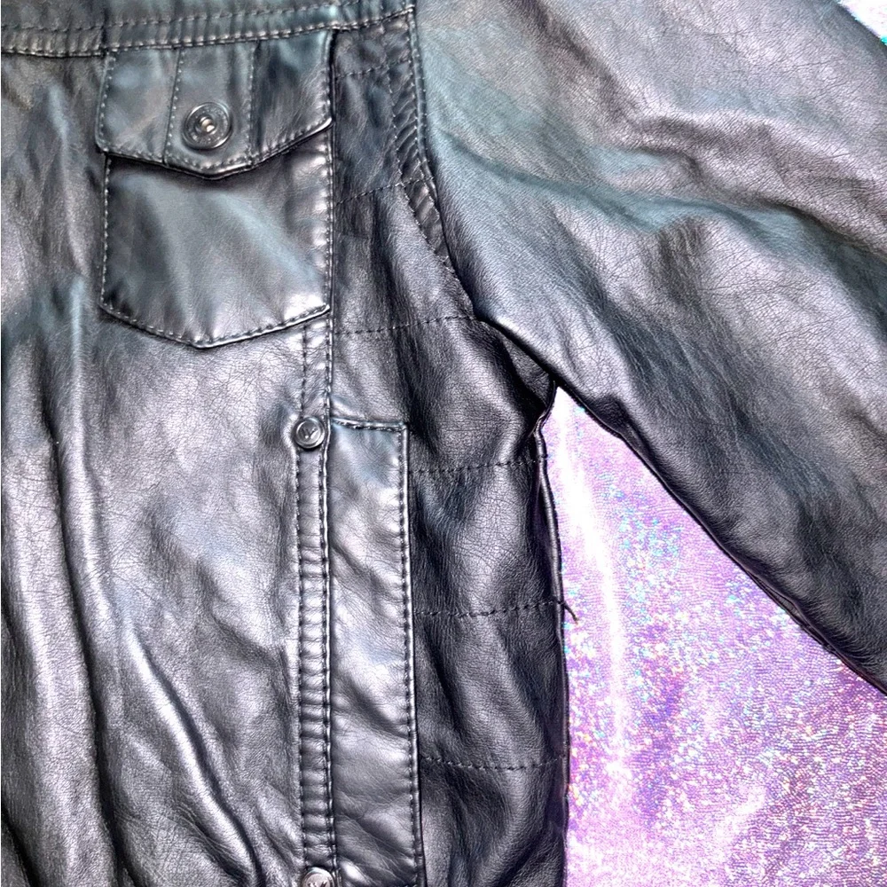 Boys Shaun White Hooded Black Jacket